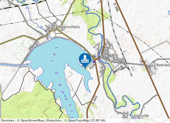 Dienville sur la carte