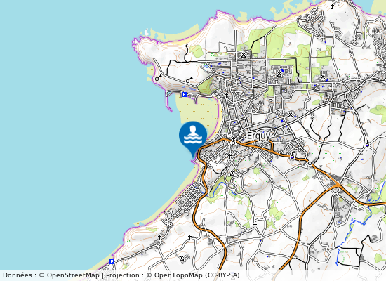 Caroual Nord sur la carte