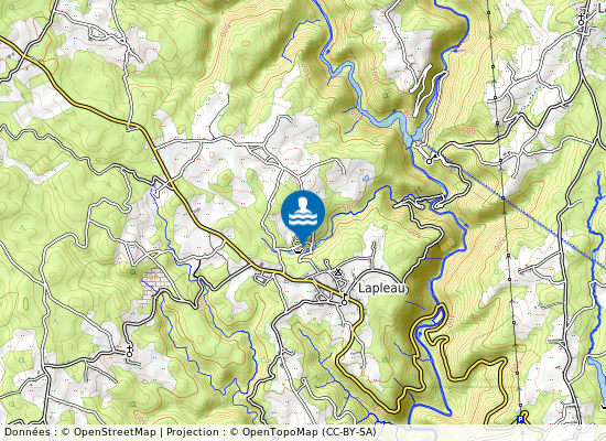 Etang De Vendahaut sur la carte