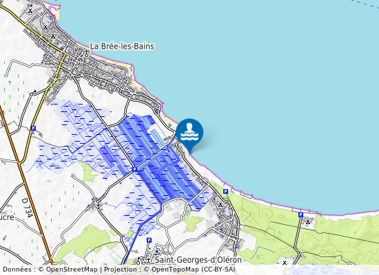 Plage Du Douhet- Plaisance sur la carte