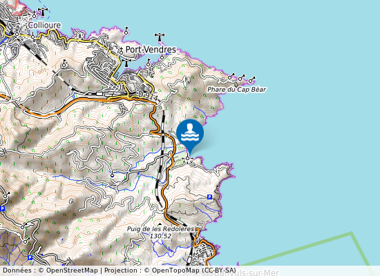 Plage De L Usine sur la carte