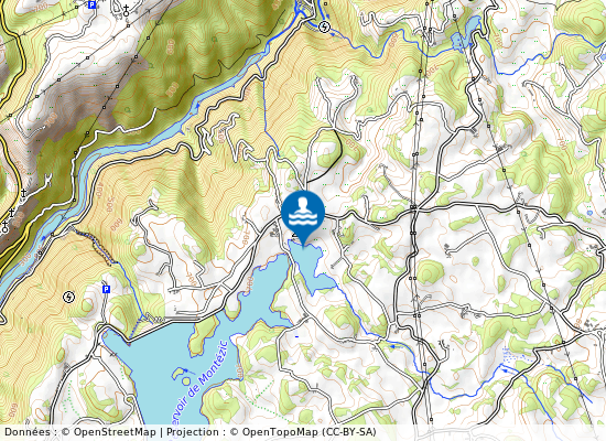 St Gervais sur la carte