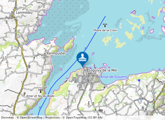 Loguivy sur la carte