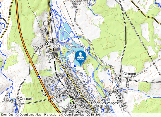 Base De Loisirs Du Domaine Des Lacs sur la carte