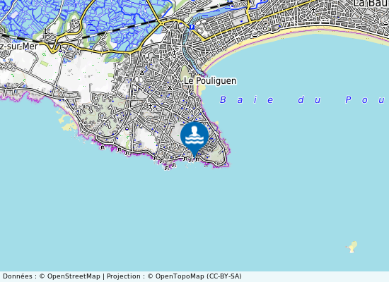 Baie De Convert sur la carte