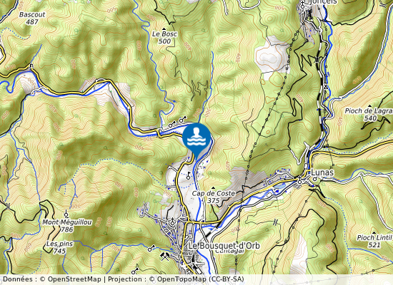 Orb-Taillevent sur la carte