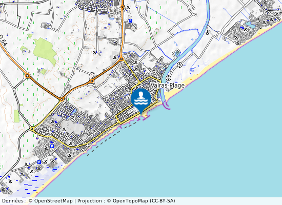 Poste De Secours Central sur la carte