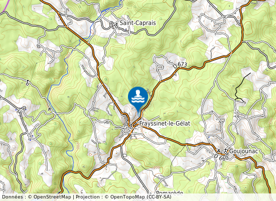 Plan D Eau Du Moulin Bas sur la carte