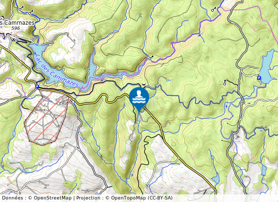 Retenue Sur Le Picou sur la carte