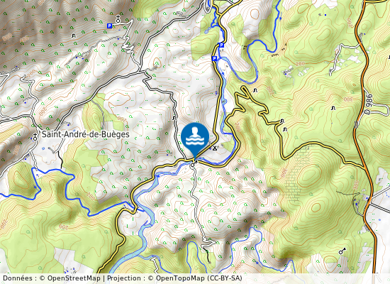 Herault-St Etienne D Issensac sur la carte