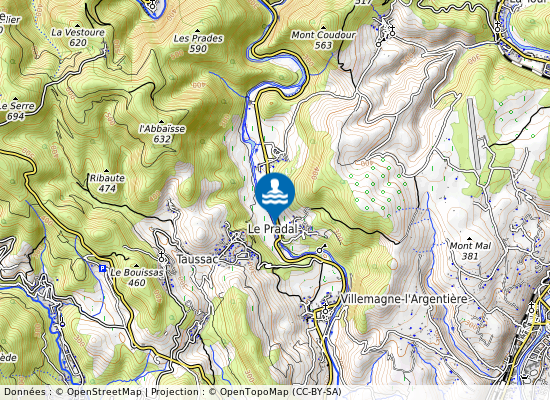 Mare - Pont Saint Men sur la carte