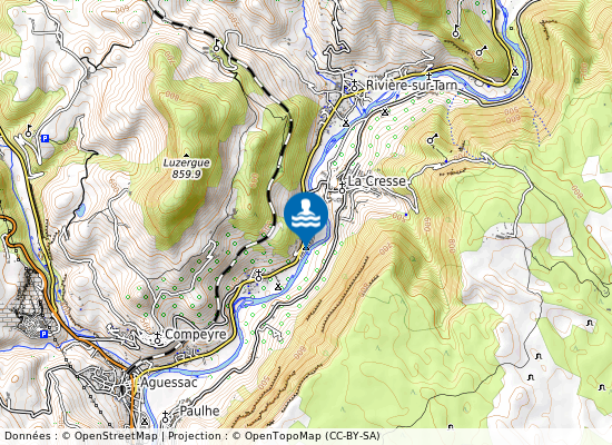 Pailhas sur la carte