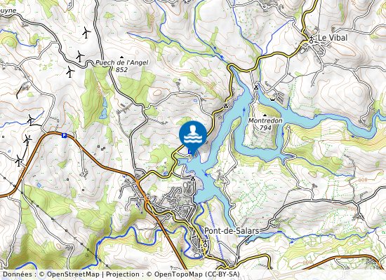 Rousselleries sur la carte