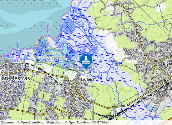 Baignade Amenagee Du Teich sur la carte