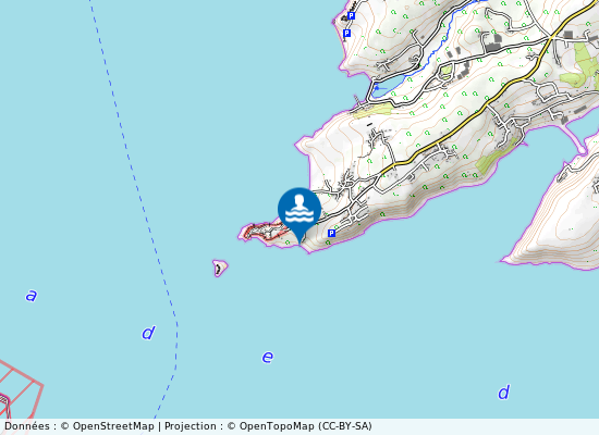 Porsmeur sur la carte