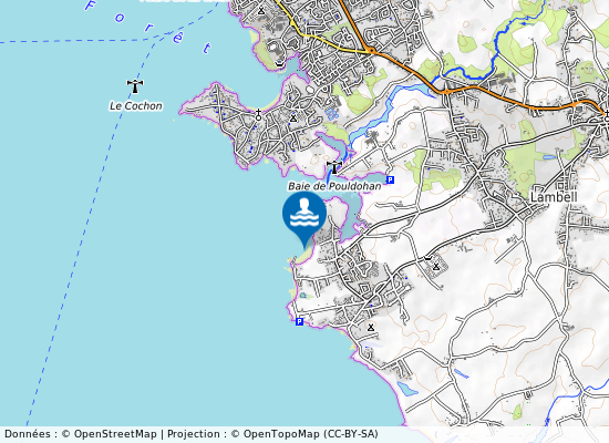 Pouldohan sur la carte