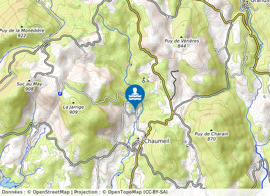 Maurianges sur la carte