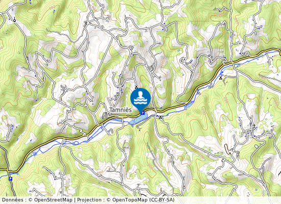 Etang Communal De Tamnies sur la carte