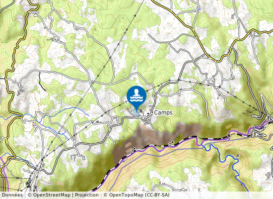 Etang Du Moulin sur la carte