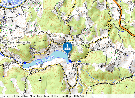 Plan D Eau Intercommunal sur la carte