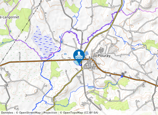 Ar Lann Vras sur la carte