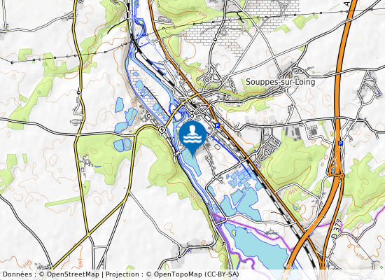 Souppes-Sur-Loing - Base De Loisirs sur la carte