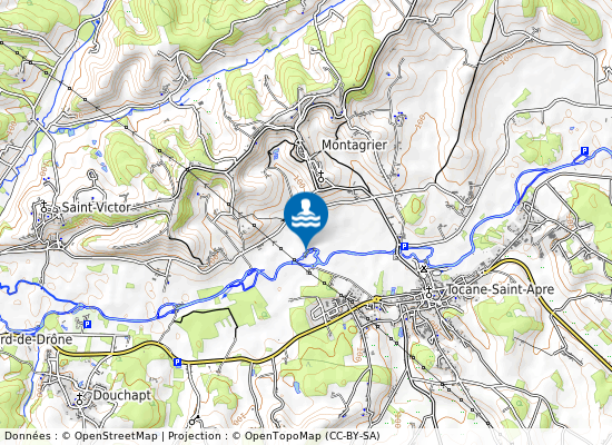 Moulin De Salles sur la carte