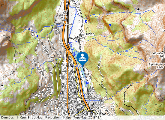 Sallanches  Ilettes sur la carte