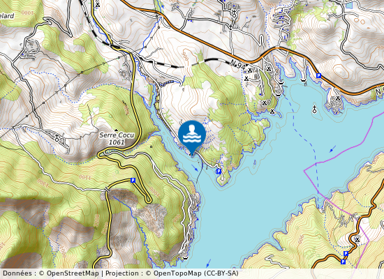 Baie De Chanteloube sur la carte