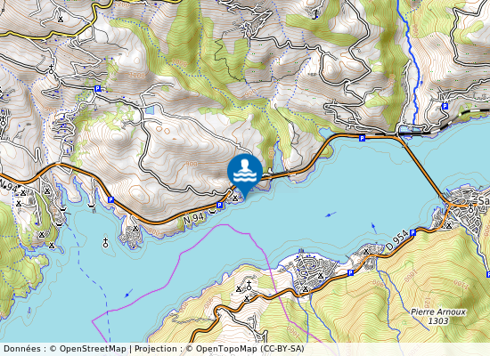 Le Nautic sur la carte