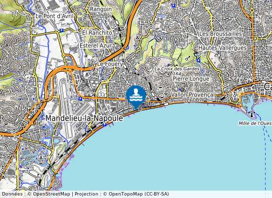 Gare Marchandises sur la carte