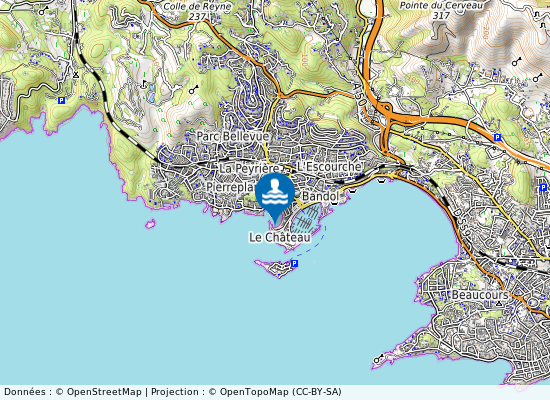 Anse De Renecros sur la carte