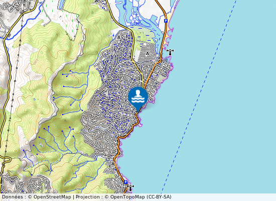 Pebrier sur la carte