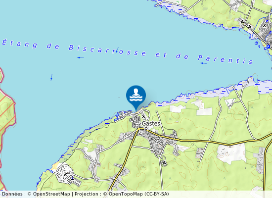 Plage Du Port sur la carte