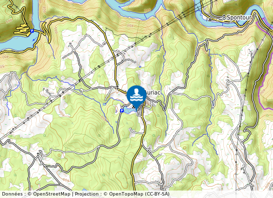 Plan D Eau Communal sur la carte