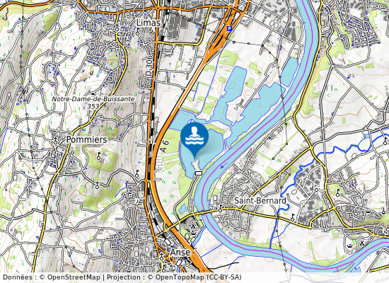 Plan D Eau Du Colombier sur la carte