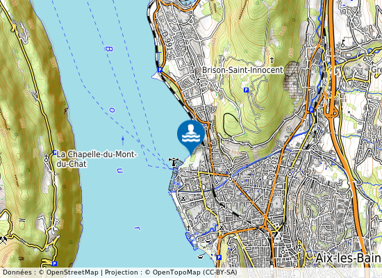 Plage Memard sur la carte