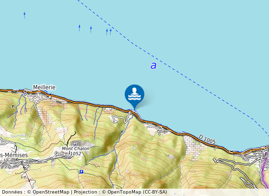 Meillerie Locum sur la carte