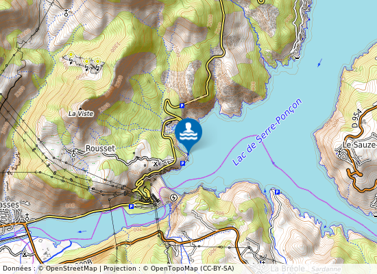 Baignade Flottante Du Bois Vieux sur la carte