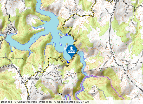 Vallon De Mallet sur la carte