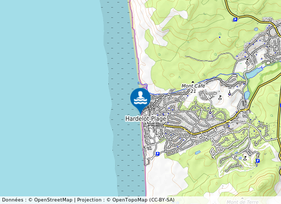 Neufchatel-Hardelot Plage sur la carte