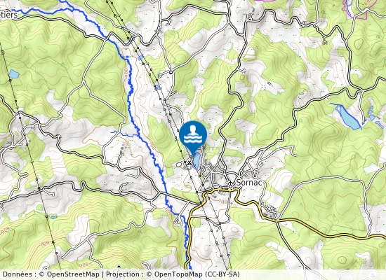 Les Chaux sur la carte