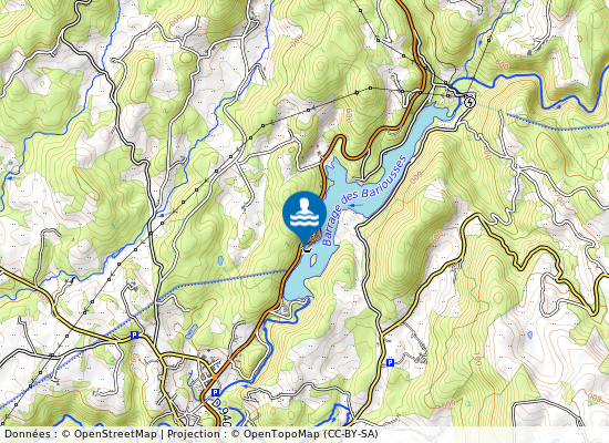 Les Bariousses sur la carte