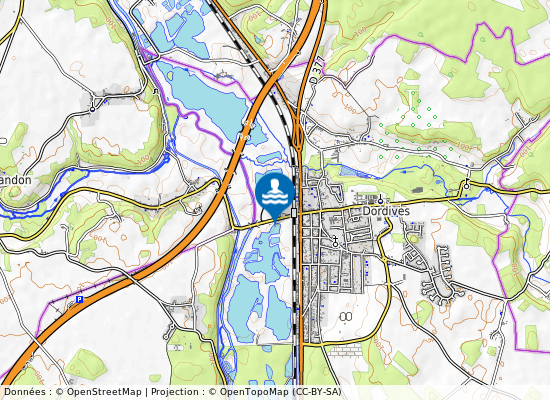 Etang Communal sur la carte