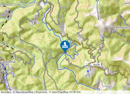 Le Pont De Souillas sur la carte