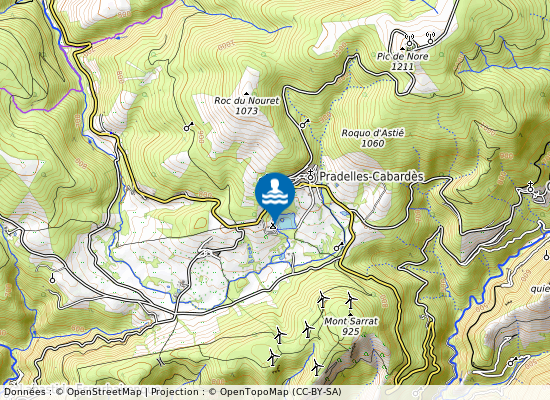 Lac Birotos sur la carte