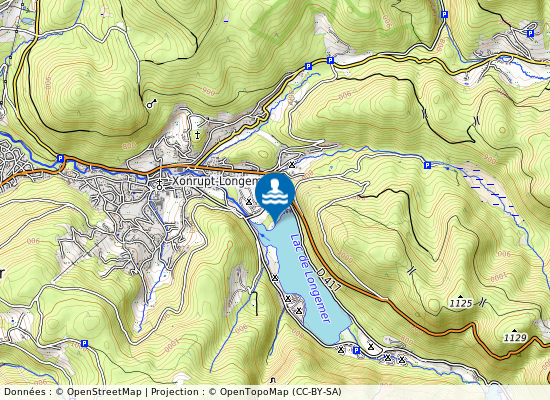 Baignade Le Domaine sur la carte