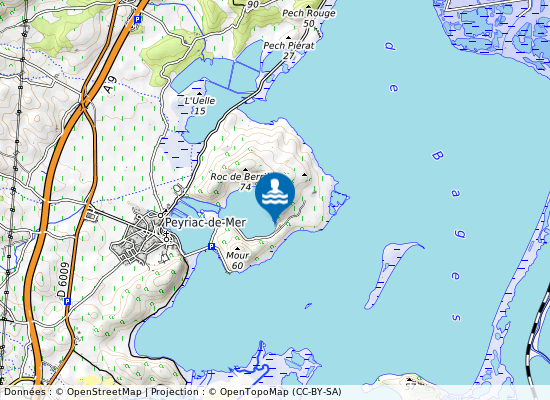 Etang Du Doul sur la carte