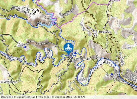 Le Vieux Moulin sur la carte