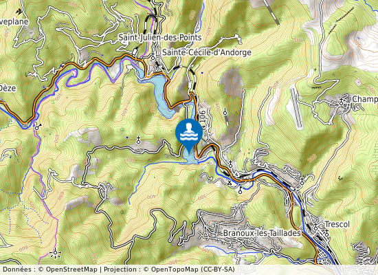 Les Cambous sur la carte